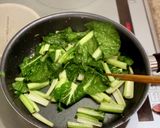 【楽めし】小松菜のアンチョビ炒め作り方3写真