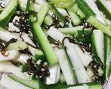 切って和えるだけ!長芋と胡瓜の塩昆布和え作り方3写真