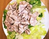 胡麻ドレと豆乳のつけだれで冷しゃぶ作り方2写真