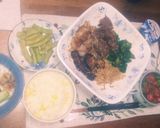 野菜やキノコ盛り沢山❕秋の焼肉定食☺作り方11写真