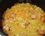 炊飯器でカレーピラフ作り方5写真