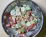 鮮やか✨夏野菜のマヨネーズサラダ作り方6写真