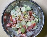 鮮やか✨夏野菜のマヨネーズサラダ作り方6写真