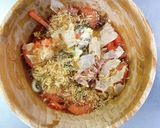 夏だけじゃないサラダうどん(牛焼肉のせ)作り方5写真