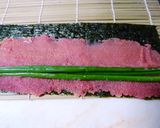 明太子とねぎの海苔巻き作り方1写真
