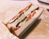 丁寧に作るハムとチーズのサンドイッチ作り方13写真