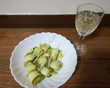 マンゴーのきゅうり巻き作り方5写真
