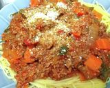 《大量》野菜たっぷりミートソース作り方8写真