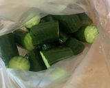 切って和えるだけ　きゅうりのピリ辛漬け作り方1写真