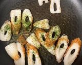 お弁当用☆ちくわ炒め青海苔バターチーズ作り方2写真