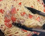 サバ缶で☆サバとトマトの和風冷製パスタ作り方13写真