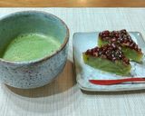 レンジで簡単 抹茶水無月 上新粉と葛粉で作り方15写真