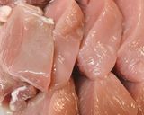 米粉レシピヒレ肉と長芋きのこ作り方1写真