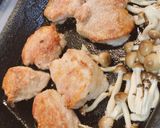 米粉レシピヒレ肉と長芋きのこ作り方3写真