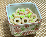 ちくわと枝豆の明太子マヨネーズ和え作り方3写真