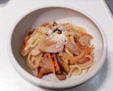 子ども向けトマトソースうどん作り方10写真