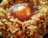 カレーめし＊生卵をのせて自由軒カレー風作り方8写真