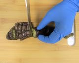 【新島学校給食】なすミート作り方4写真