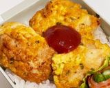 胸肉ピカタ弁当作り方1写真