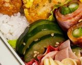 胸肉ピカタ弁当作り方5写真