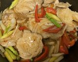 さっぱり！豚肉と夏野菜の甘酢ソース作り方8写真