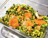 夏にぴったり！ サーモンだし素麺作り方4写真