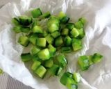 コロコロ胡瓜のウメ＊シソ風味↭酢の物作り方3写真