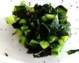 コロコロ胡瓜のウメ＊シソ風味↭酢の物作り方4写真