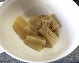 甘口たくあんの胡麻和え作り方4写真