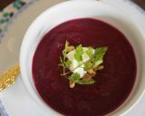 ビーツの塩麴冷製スープ作り方5写真