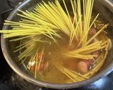 1つのお鍋で作るガリバタチョリソーパスタ作り方10写真