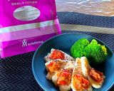 冷製鶏の3種梅和え作り方3写真