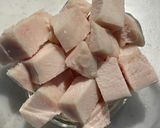 サラダチキンでコロコロ棒々鶏作り方1写真