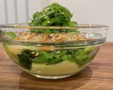 卵豆腐とほうれん草と納豆作り方4写真