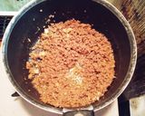 挽き肉とほうれん草のカレー風味スープ作り方2写真