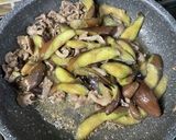 姜葱醤が決め手！豚肉とナスの炒めもの♬作り方7写真