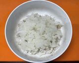 暑い日にサッパリ！茗荷と大葉のシラス丼♬作り方3写真