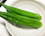 簡単♪きゅうりとオクラ☆梅じゃこ和え♪作り方1写真