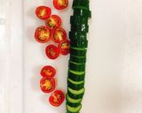 超簡単⭐︎胡瓜＆ミニトマトの塩昆布和え♪作り方1写真