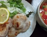 ポークソテーのトマトだれ作り方5写真