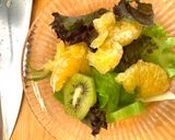 夏みかんとキウイのニース風サラダ作り方5写真