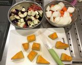 ゴロゴロした夏っぽい野菜カレー作り方13写真