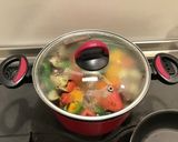 ゴロゴロした夏っぽい野菜カレー作り方20写真