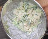 サラダチキンと胡瓜の辛子マヨ和え作り方2写真
