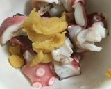 ゆでタコの白味噌酢和え作り方2写真