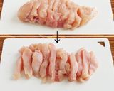 ☆簡単☆鶏むね大葉チーズ焼き作り方1写真