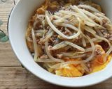 mもやしとひき肉の和風あん作り方5写真