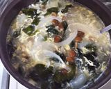 なめこの中華スープ作り方4写真