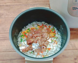 やきとり缶アレンジ　簡単ピラフ作り方4写真