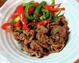 牛肉ピーマン作り方5写真